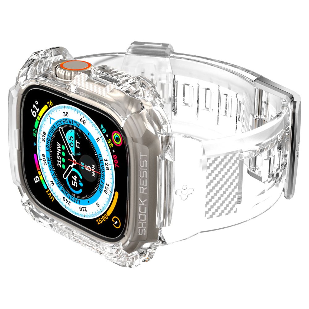 Apple Watch Ultra 49mm Case Rugged Armor Pro Crystal Clear