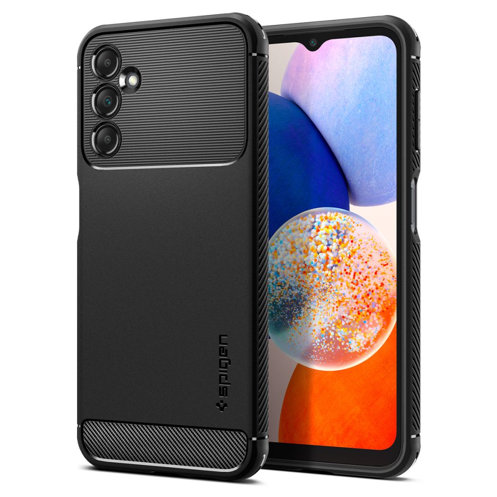 Samsung Galaxy A14 Case Rugged Armor Black