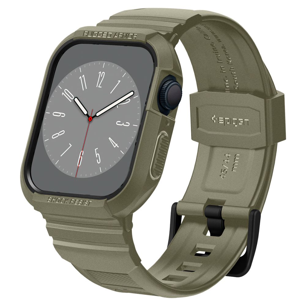 Apple Watch SE 44mm Case Rugged Armor Pro Vintage Khaki