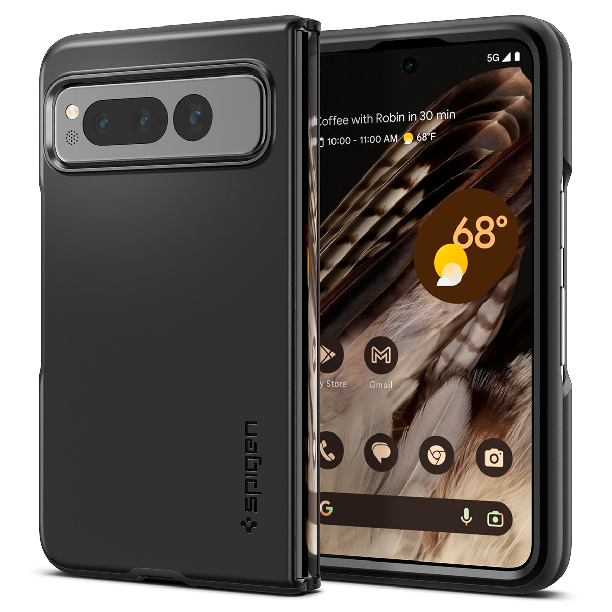 Google Pixel Fold Case Thin Fit Black