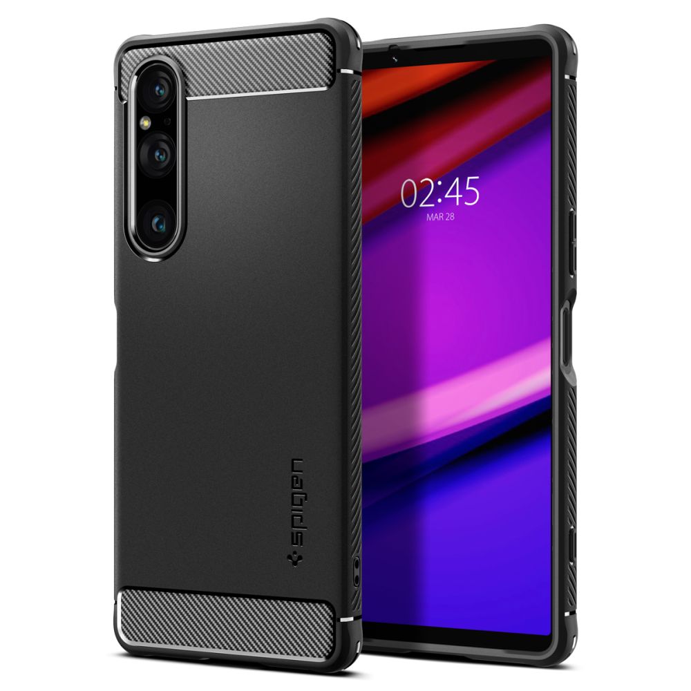 Sony Xperia 1 V Case Rugged Armor Black