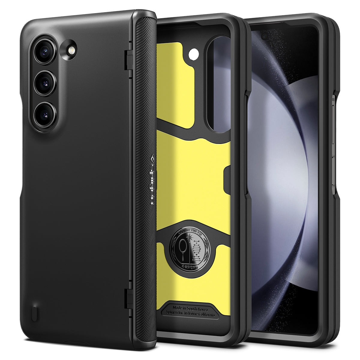 Galaxy Z Fold 5 Slim Armor Pro Case Black