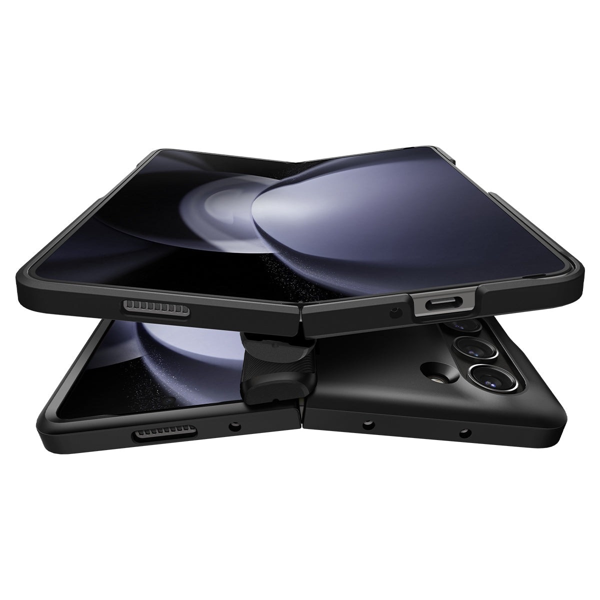 Galaxy Z Fold 5 Slim Armor Pro Case Black