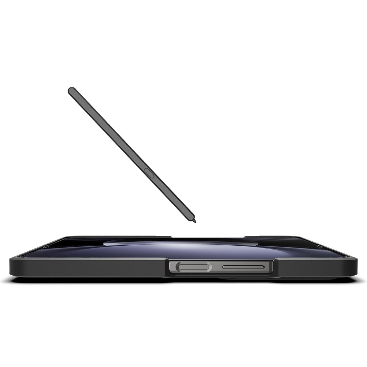 Galaxy Z Fold 5 Slim Armor Pro Pen Case Black