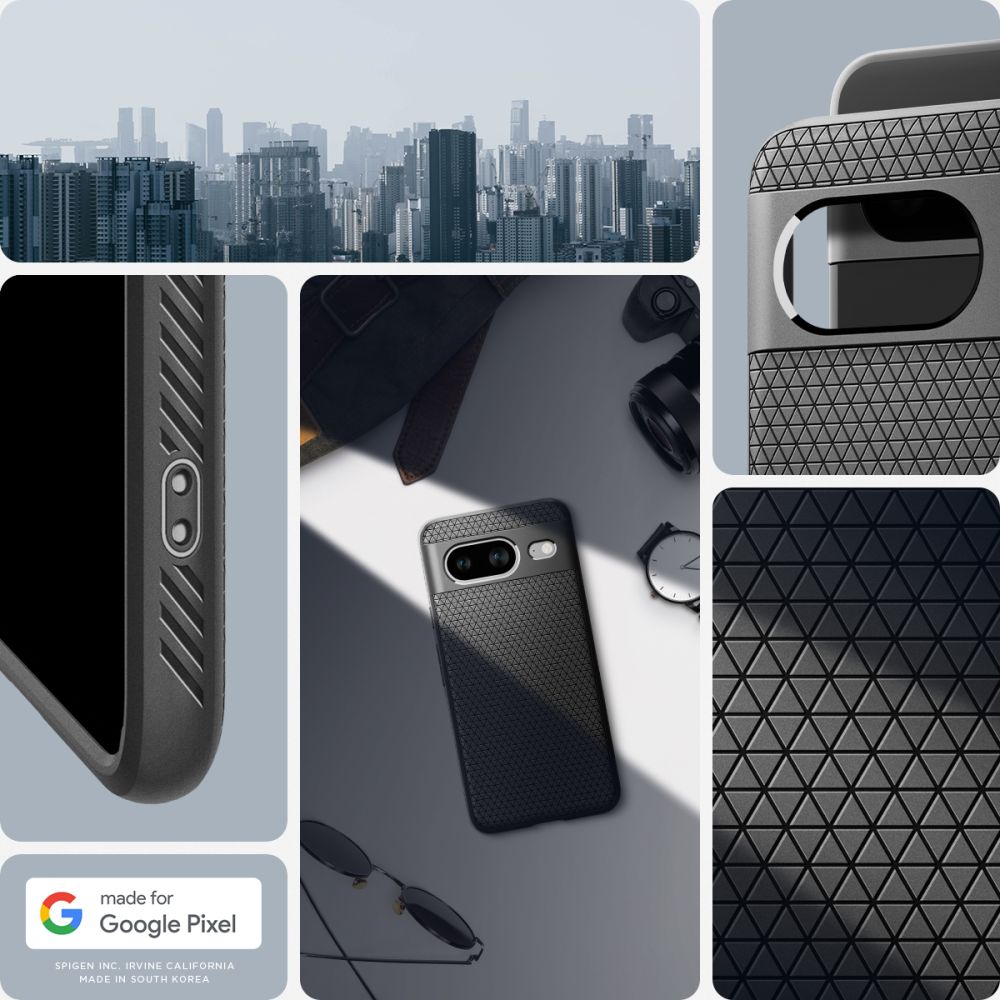 Google Pixel 8 Case Liquid Air Matte Black