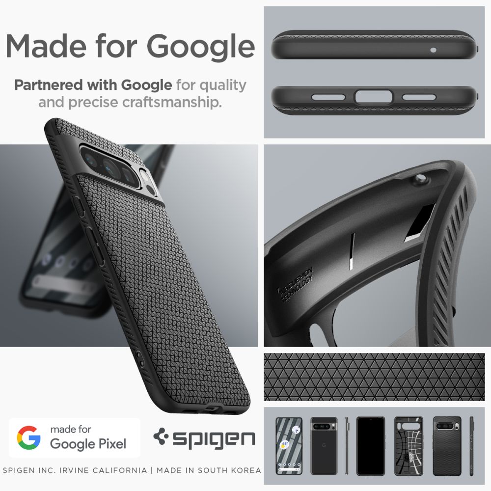 Google Pixel 8 Pro Case Liquid Air Matte Black