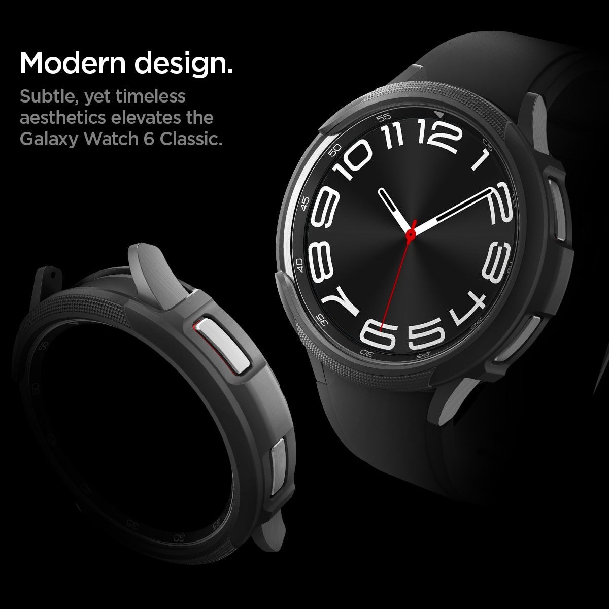 Samsung Galaxy Watch 6 Classic 47mm Skal Liquid Air svart