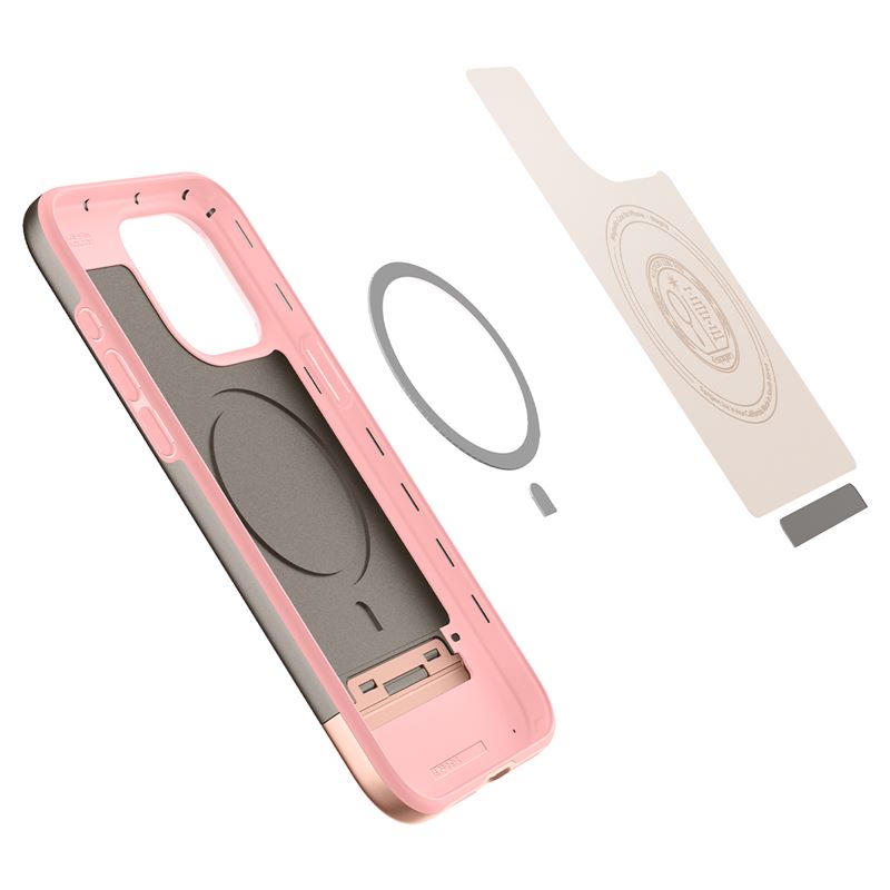 iPhone 15 Pro Max Skal Style Armor MagSafe Rose Gold