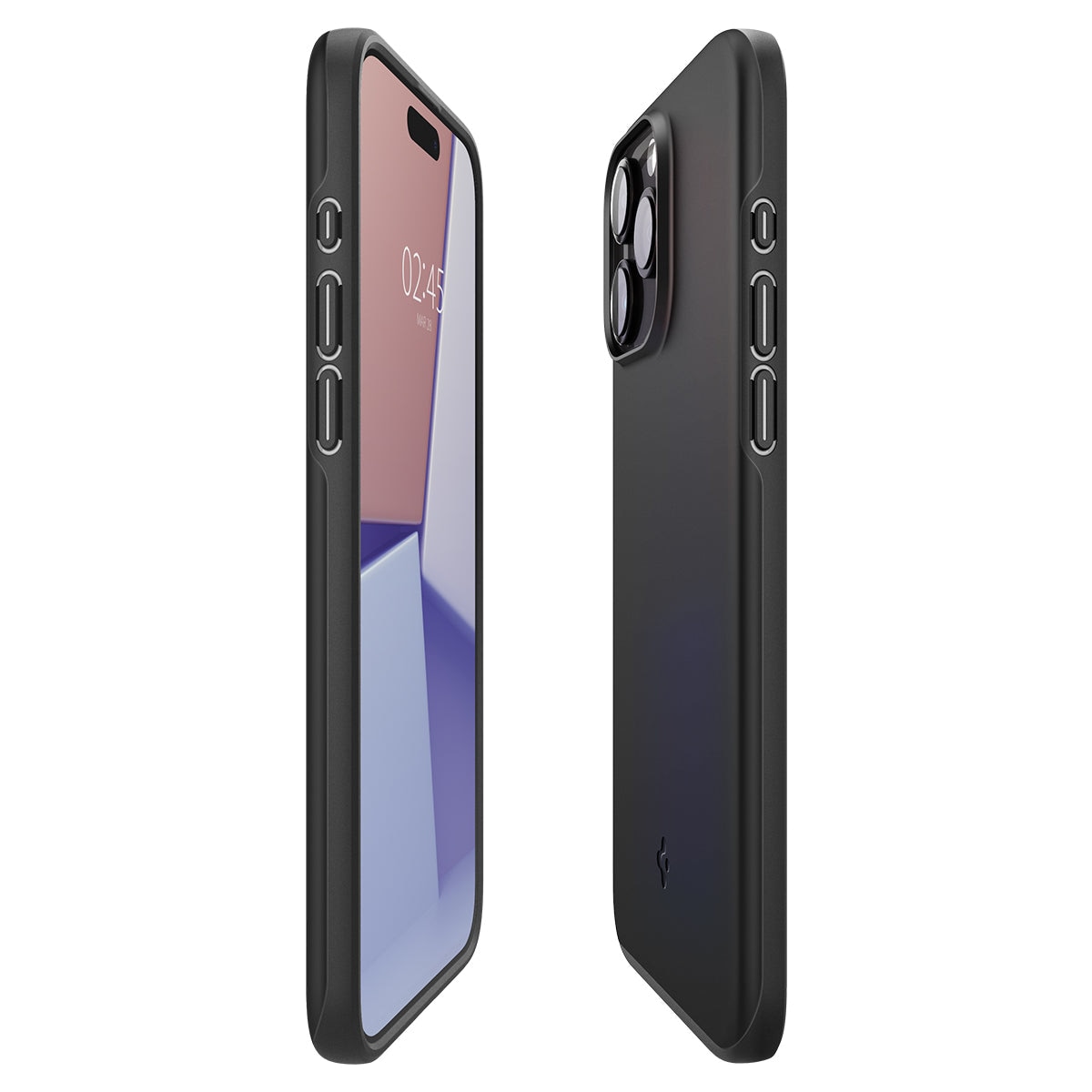 iPhone 15 Pro Case Thin Fit Black