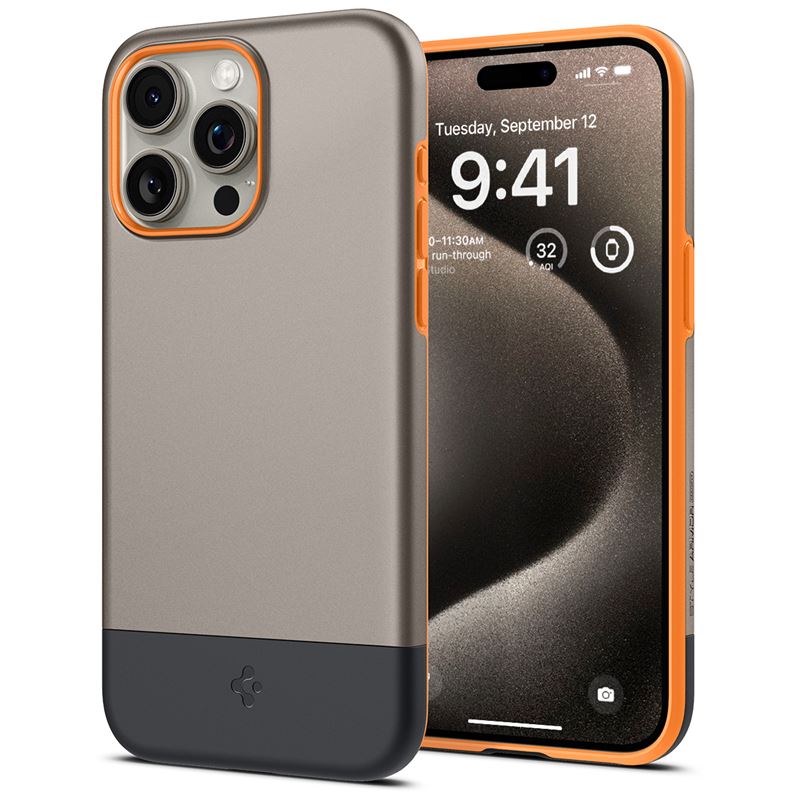 iPhone 15 Pro Skal Style Armor MagSafe Alpine Gold