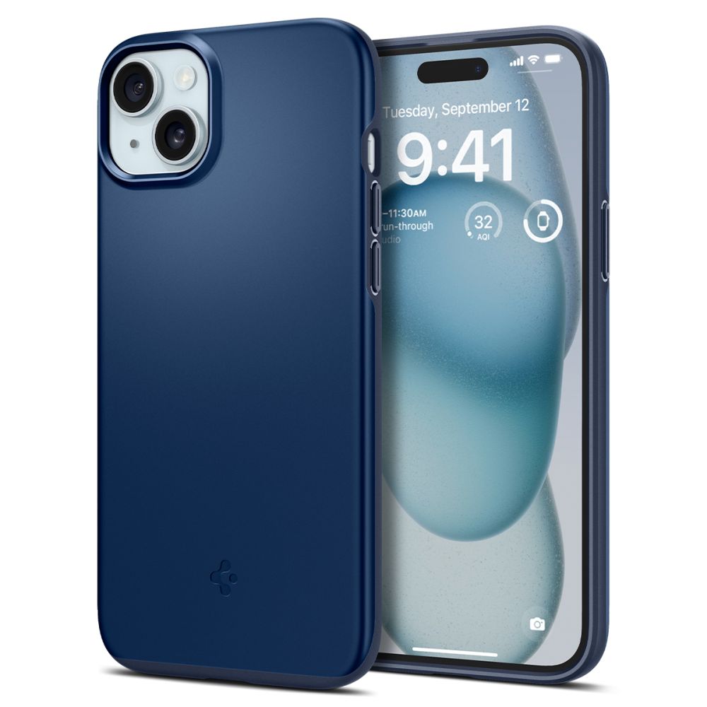 iPhone 15 Skal Thin Fit Navy Blue