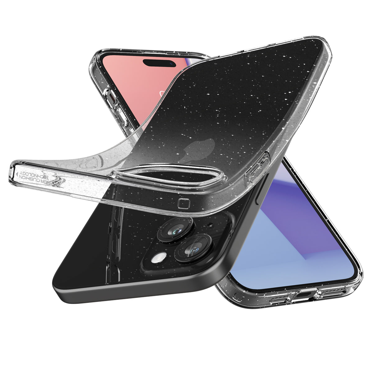 iPhone 15 Case Liquid Crystal Glitter Crystal