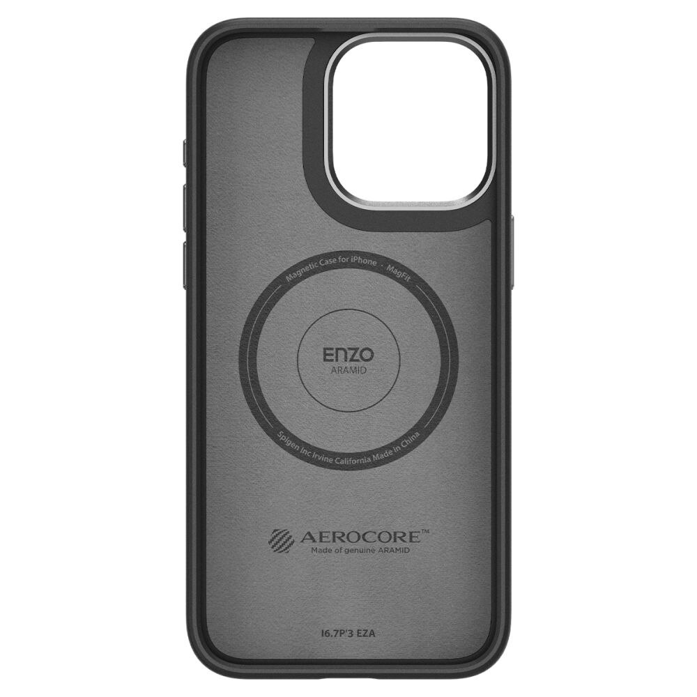 iPhone 15 Pro Skal Enzo Aramid MagSafe Black