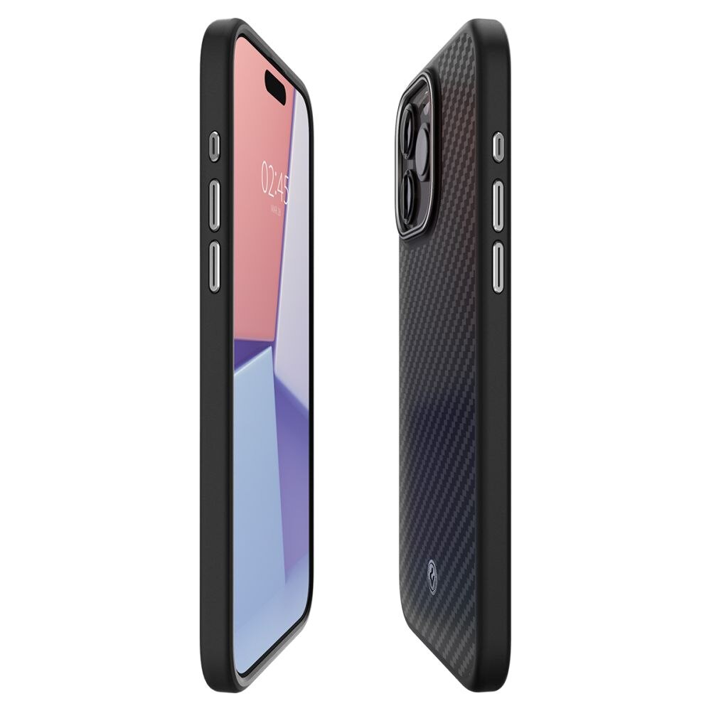 iPhone 15 Pro Skal Enzo Aramid MagSafe Black