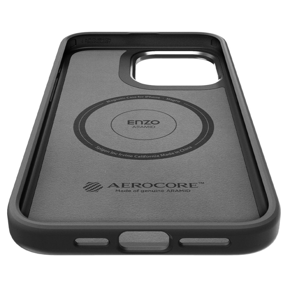 iPhone 15 Pro Skal Enzo Aramid MagSafe Black