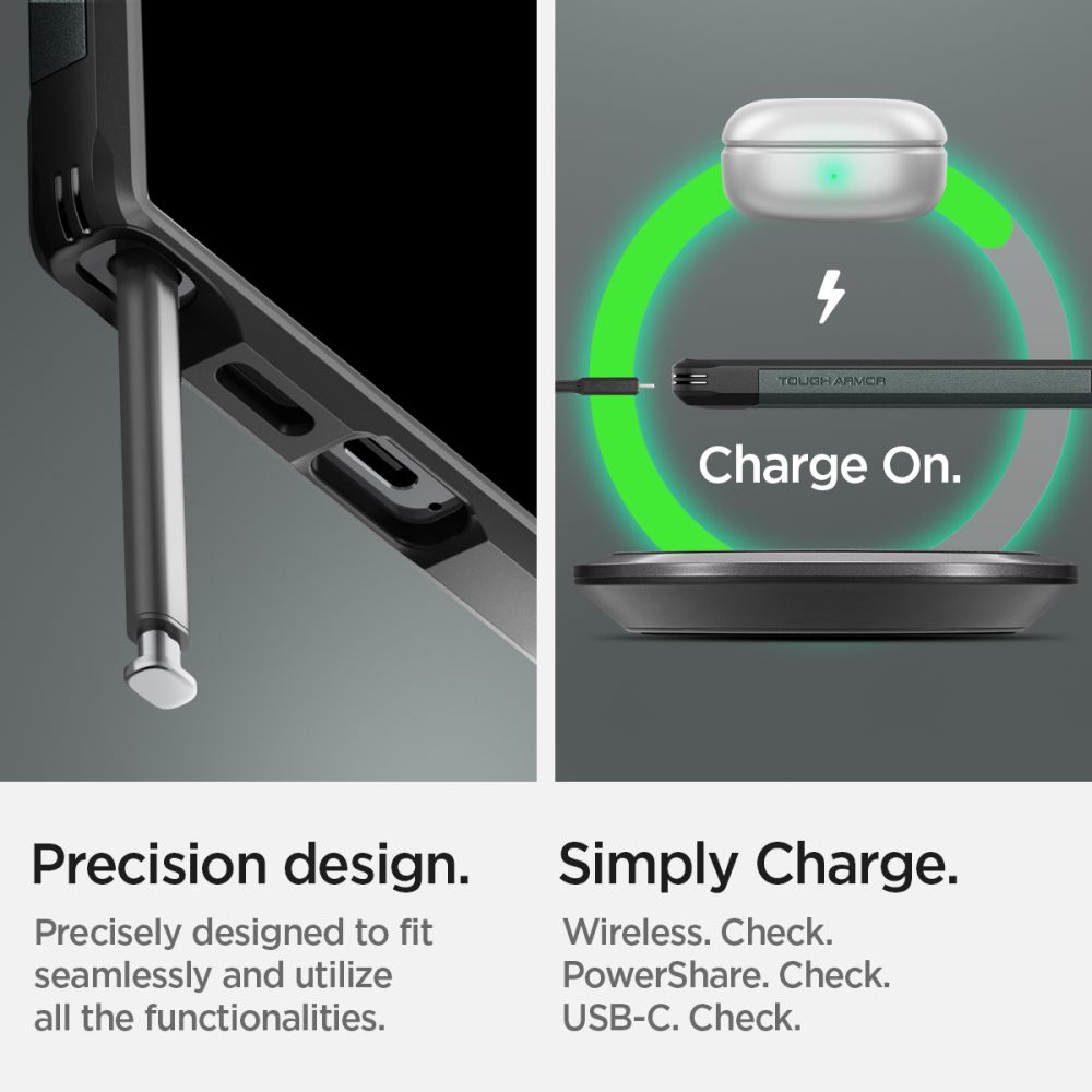 Spigen Optik Armor for Samsung Galaxy S24 Ultra. Abyss Green