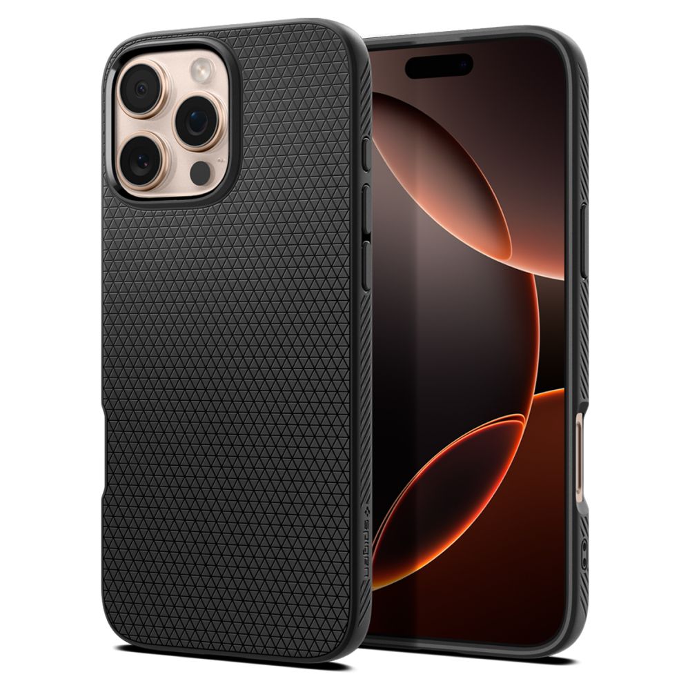 iPhone 16 Pro Max Case Liquid Air Matte Black
