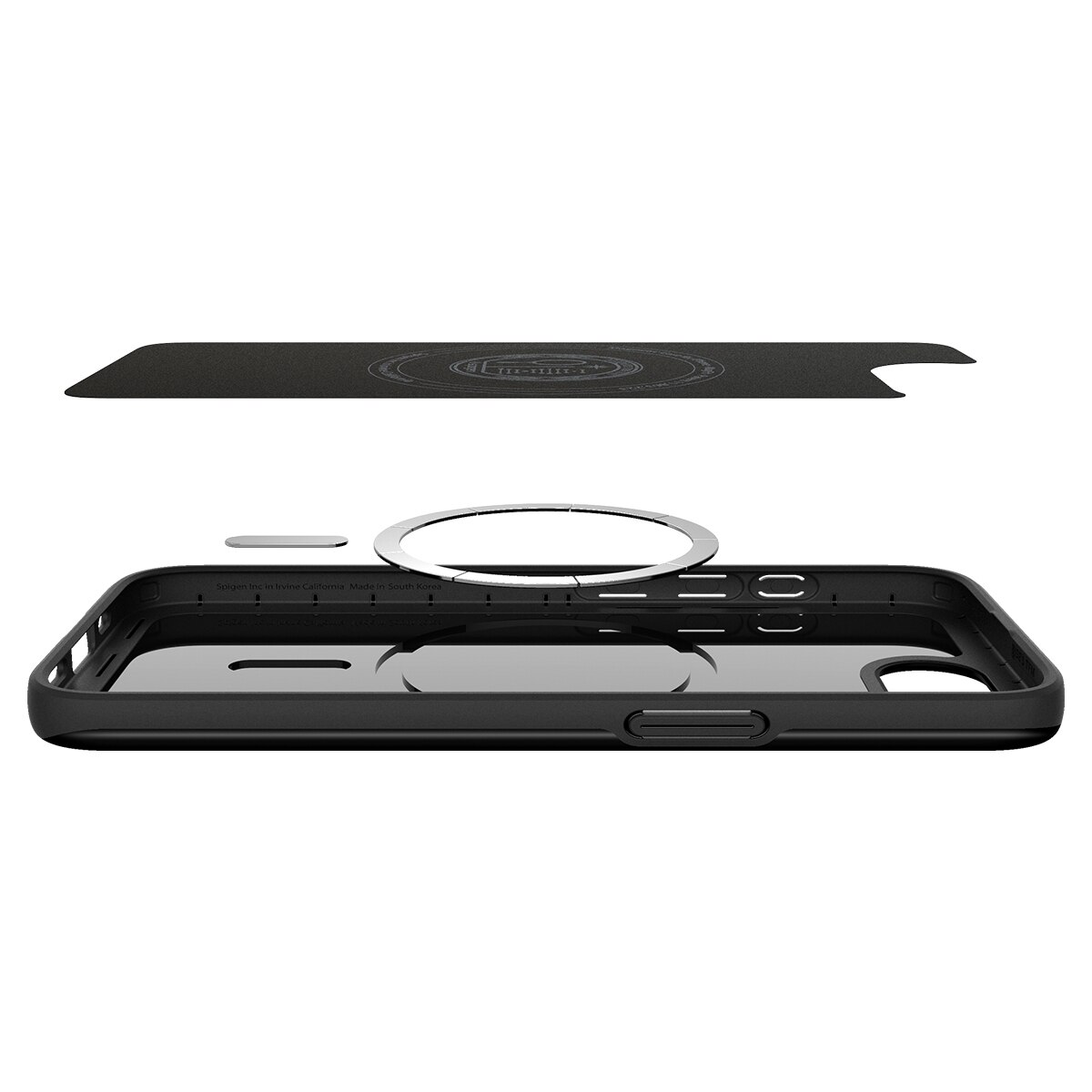 iPhone 16e Case Thin Fit MagSafe Black