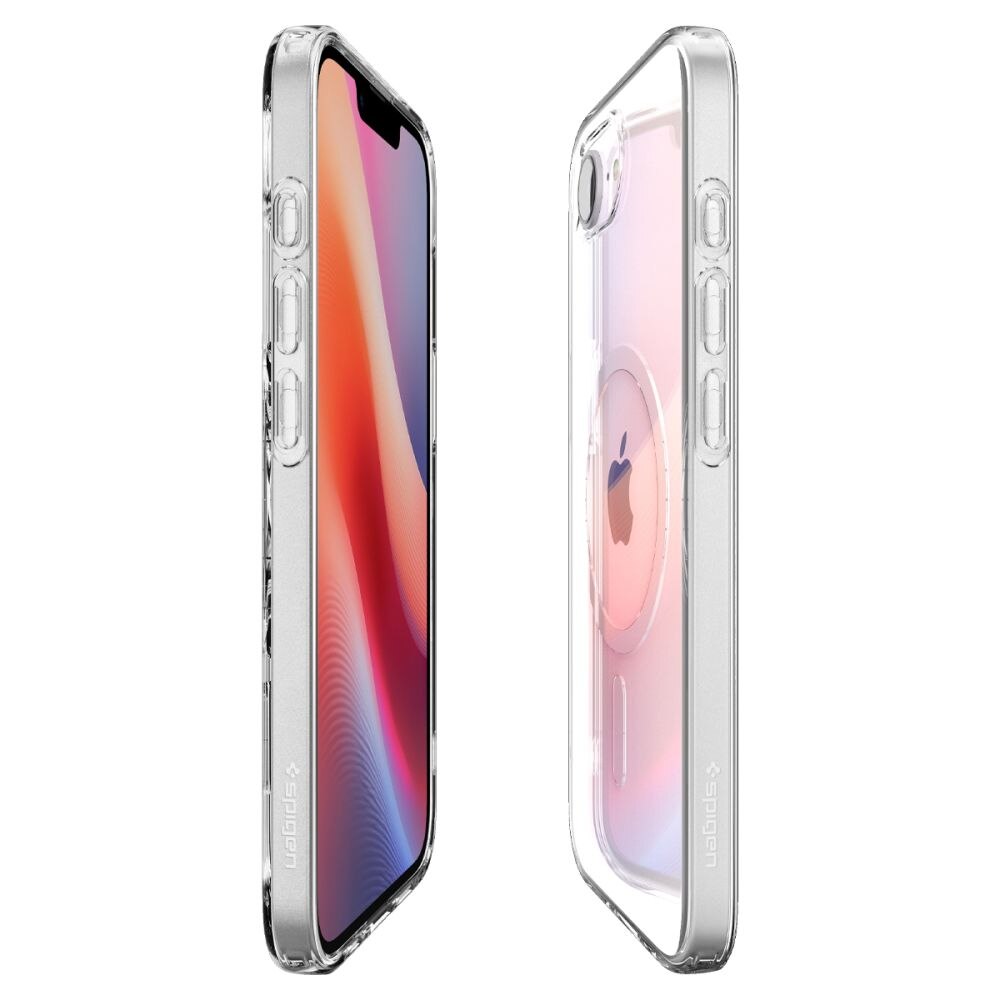 iPhone 16e Case Liquid Crystal MagSafe Clear White