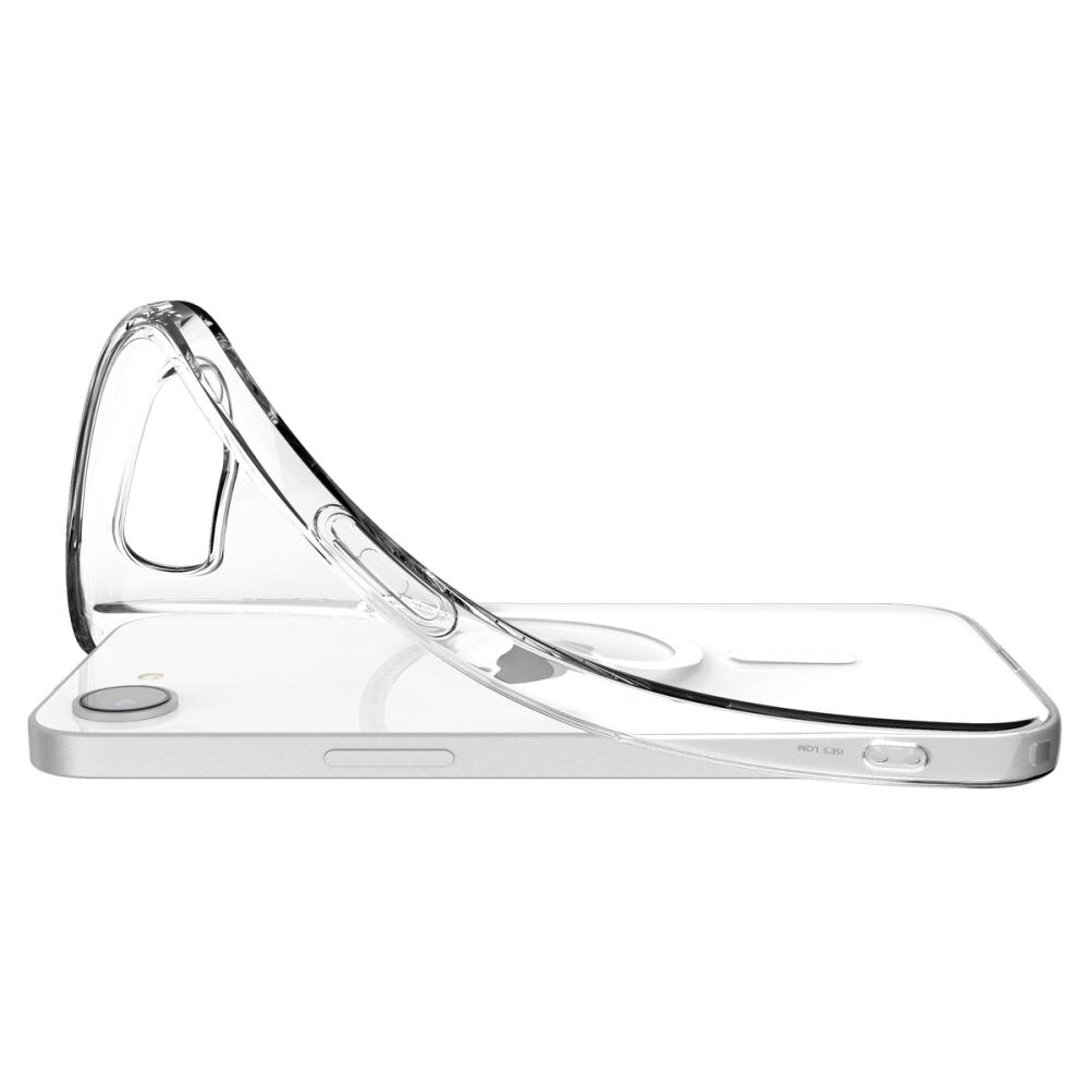 iPhone 16e Case Liquid Crystal MagSafe Clear White
