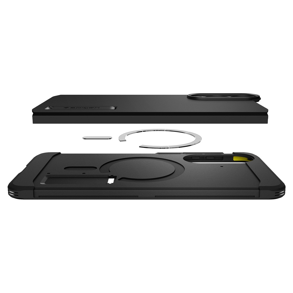 Samsung Galaxy S25 Edge Case Tough Armor MagSafe Black