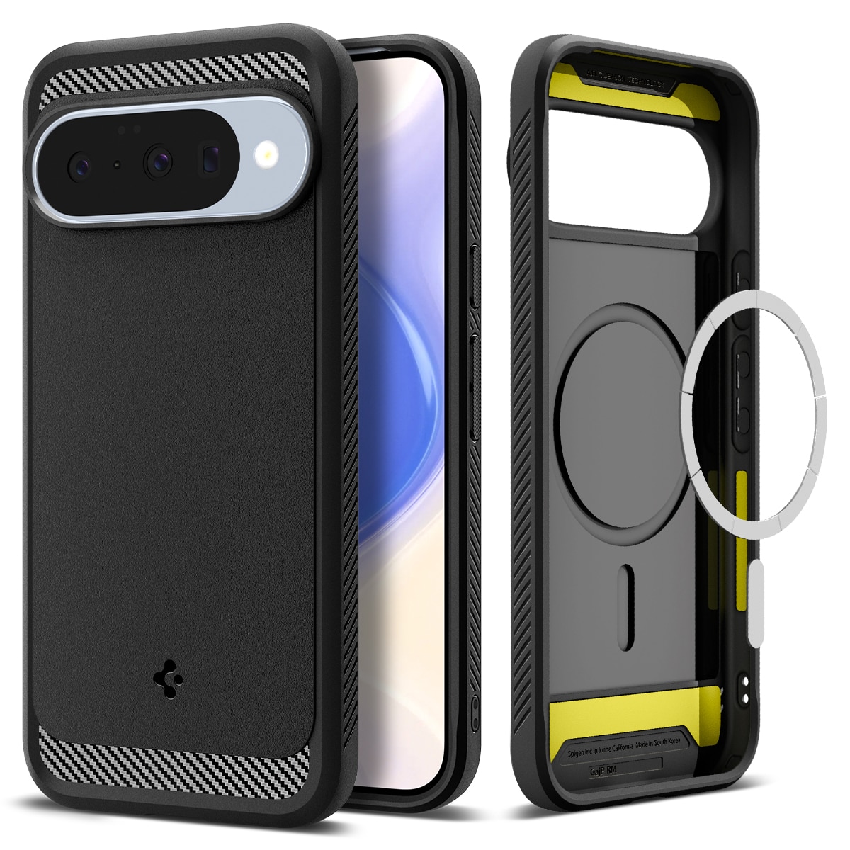 Google Pixel 10 Pro Case Rugged Armor MagSafe Black