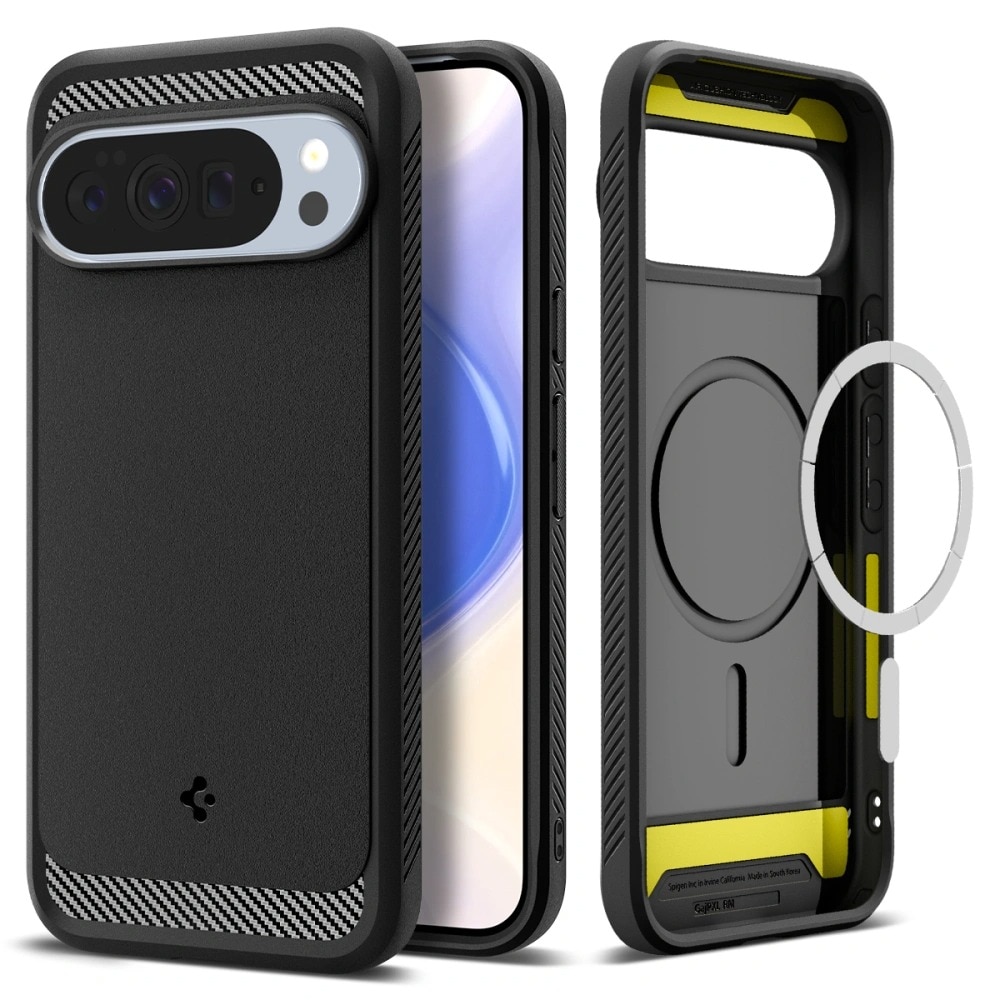 Google Pixel 10 Pro Case Rugged Armor MagSafe Black