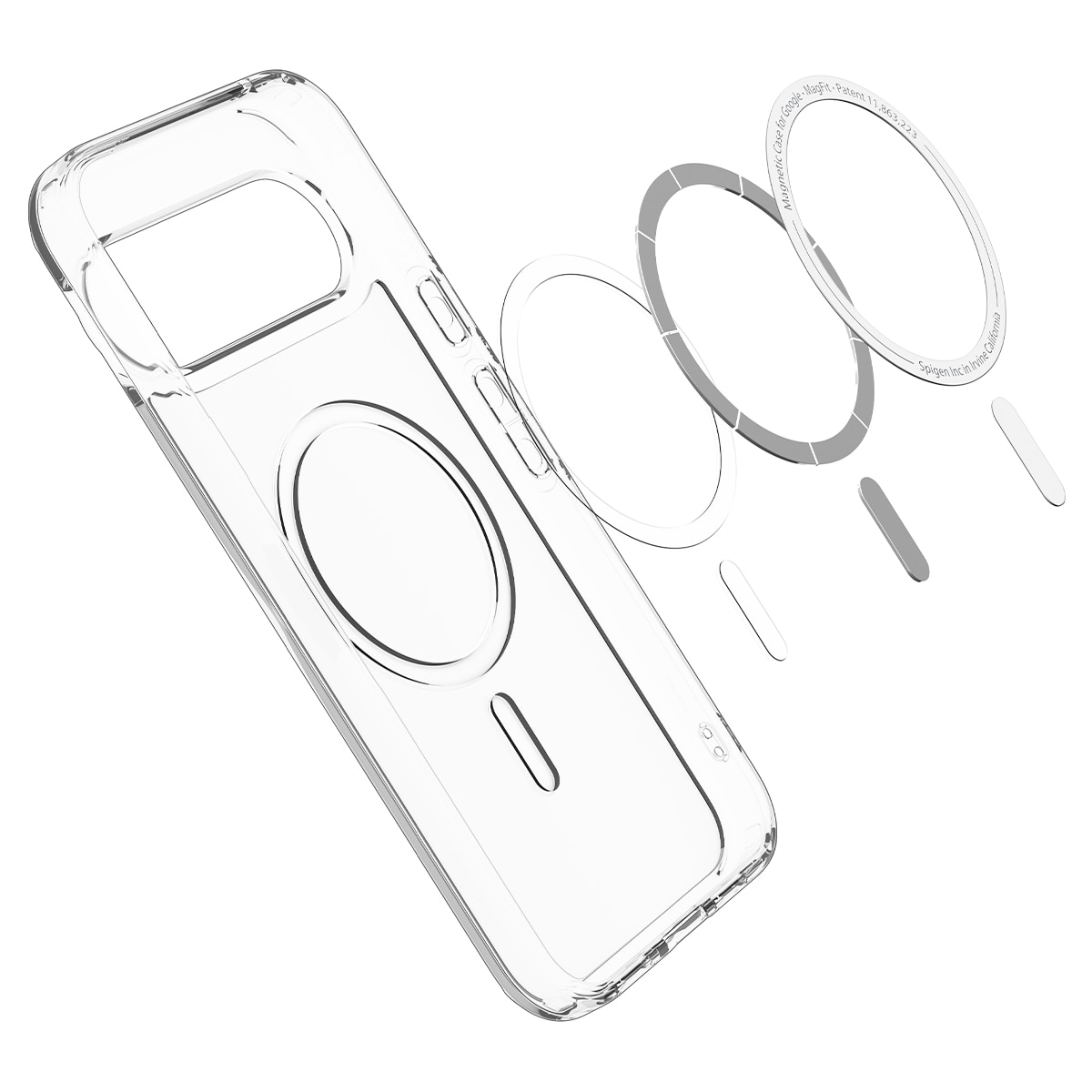 Case Ultra Hybrid MagSafe Google Pixel 10 Pro XL Clear White