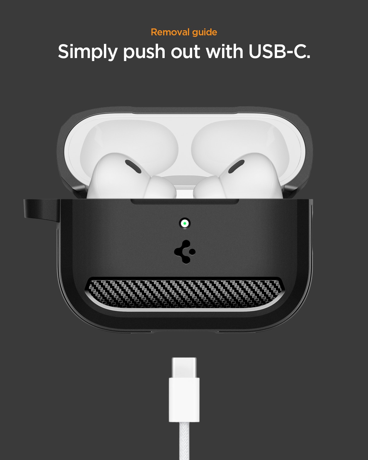 Apple AirPods Pro 3 Case Rugged Armor Black