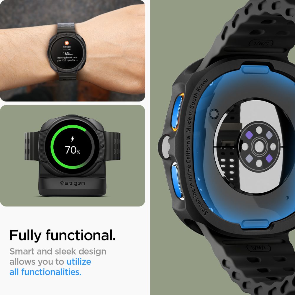 Samsung Galaxy Watch 8 44mm Skal Liquid Air Black