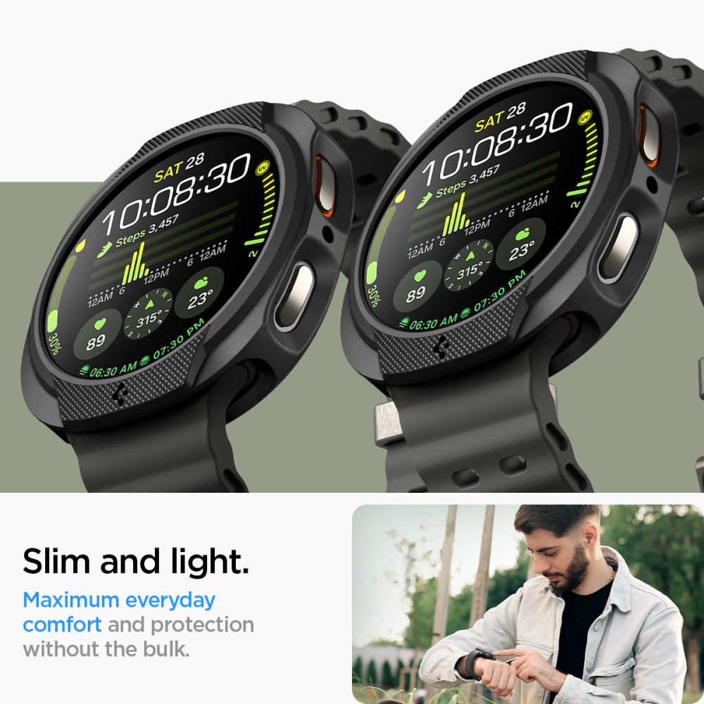 Samsung Galaxy Watch 8 44mm Skal Liquid Air Black
