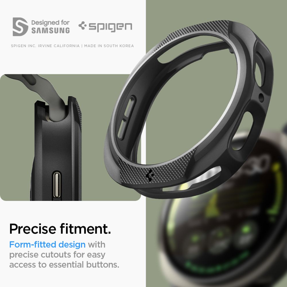Samsung Galaxy Watch 8 44mm Skal Liquid Air Black