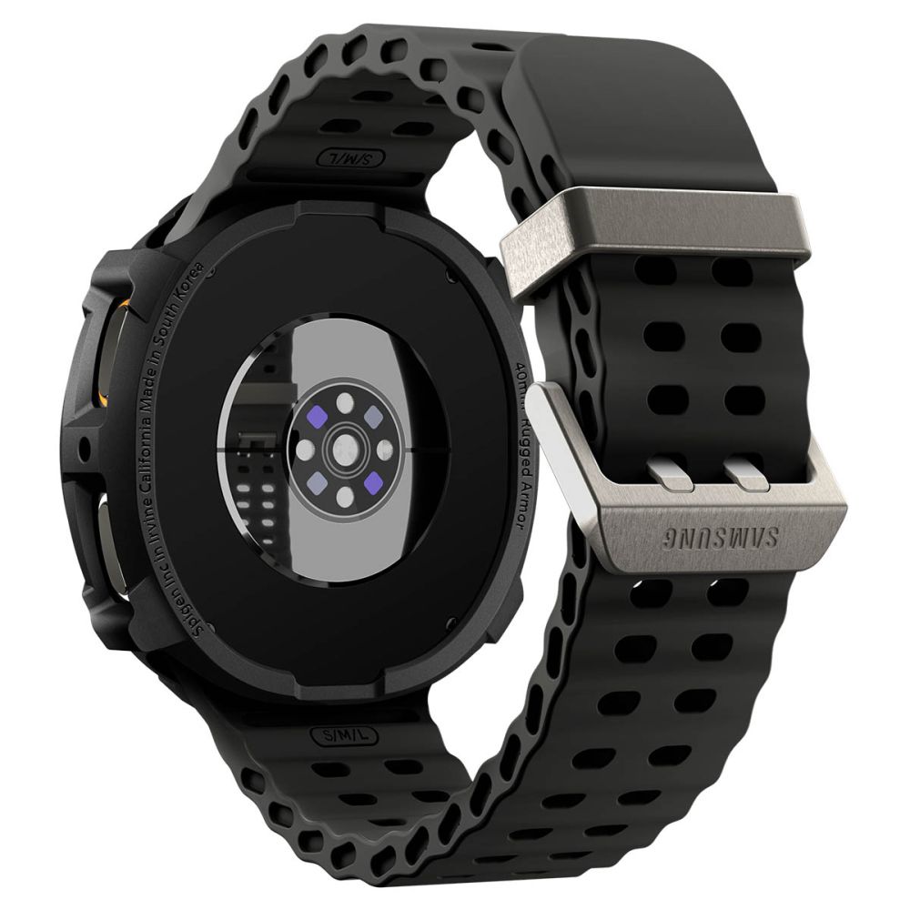 Samsung Galaxy Watch 8 40mm Case Rugged Armor Black