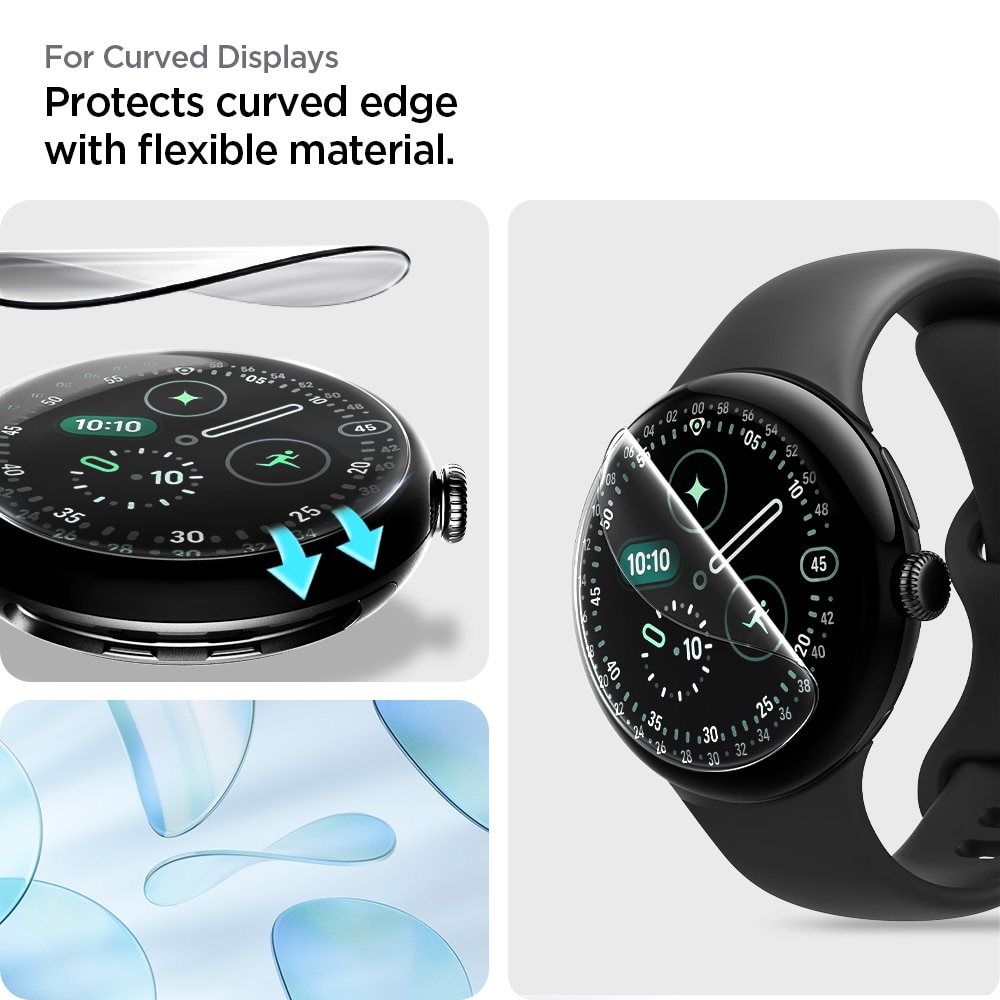 Google Pixel Watch 4 41mm Screen Protector EliteShield EZ Fit (2-pack)
