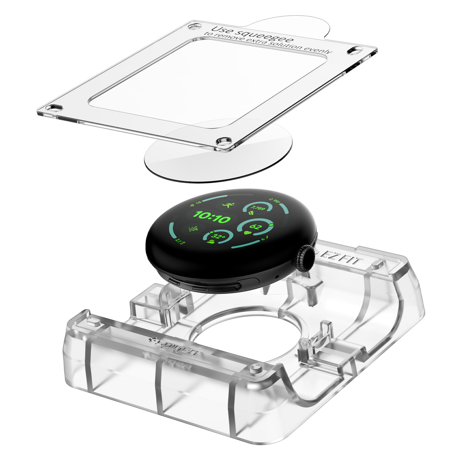 Google Pixel Watch 4 41mm Screen Protector EliteShield EZ Fit (2-pack)