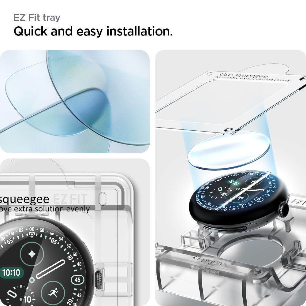 Google Pixel Watch 4 41mm Screen Protector EliteShield EZ Fit (2-pack)