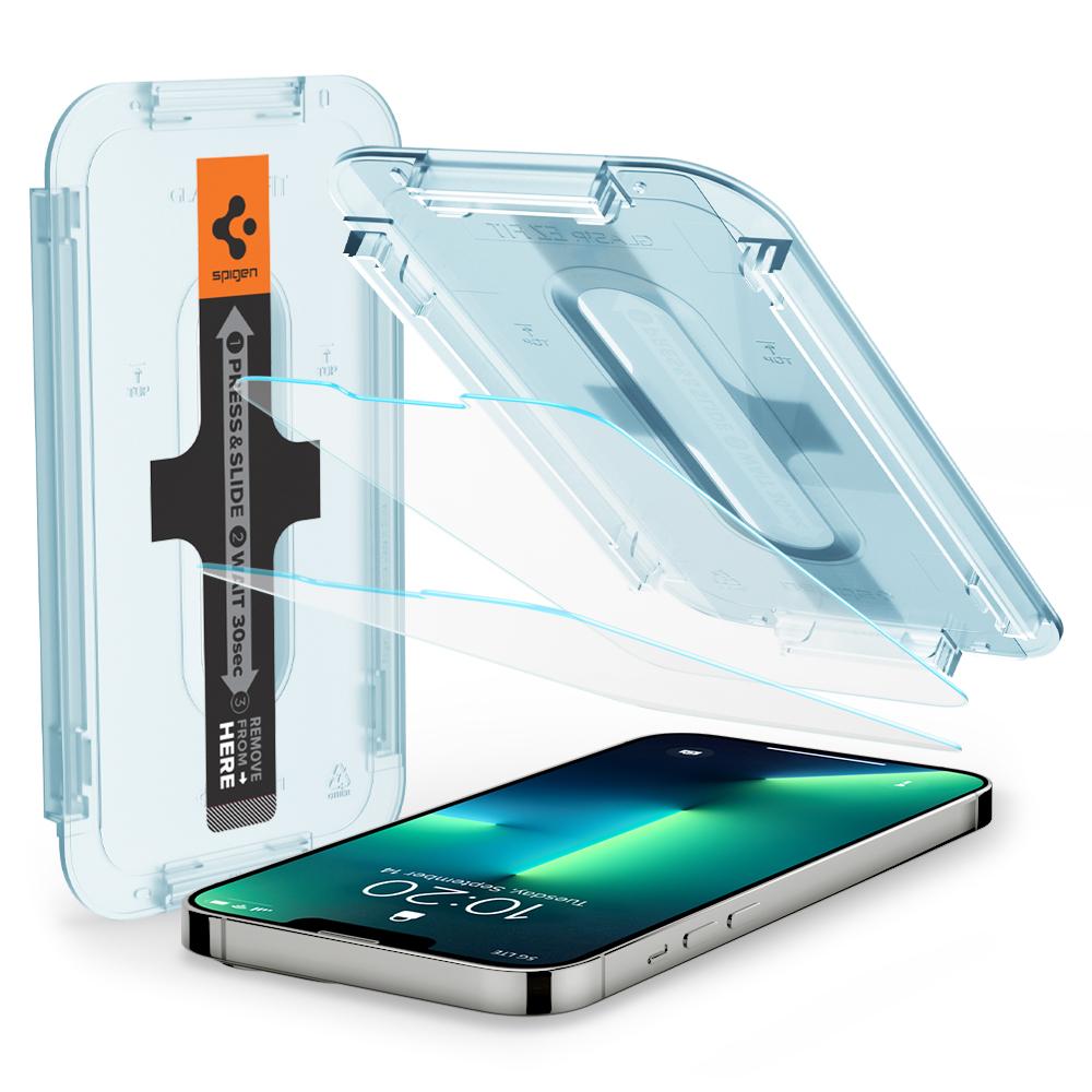 iPhone 13/13 Pro/14 Screen Protector GLAS.tR EZ Fit (2-pack)
