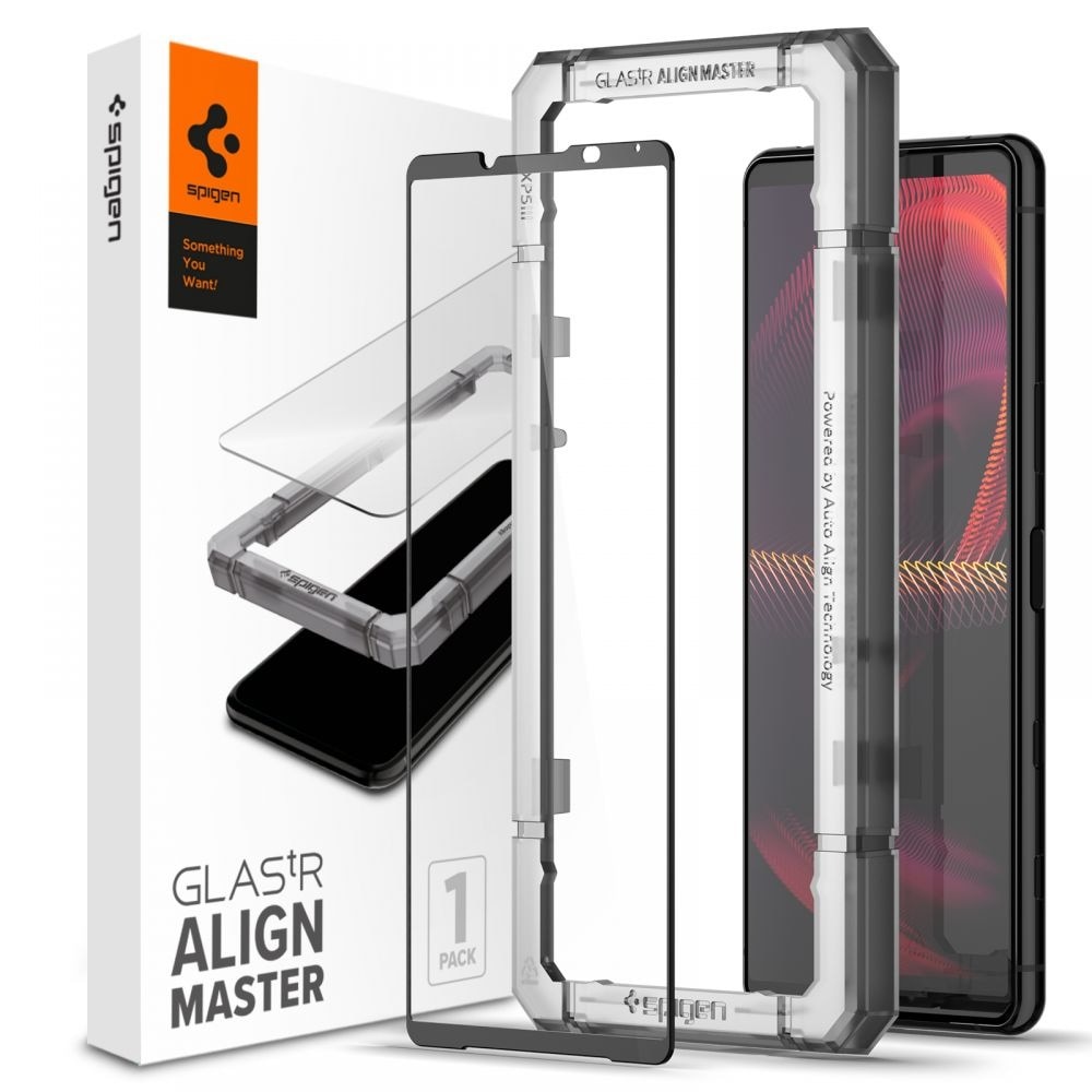 Sony Xperia 5 III AlignMaster GLAS.tR Full Cover Black