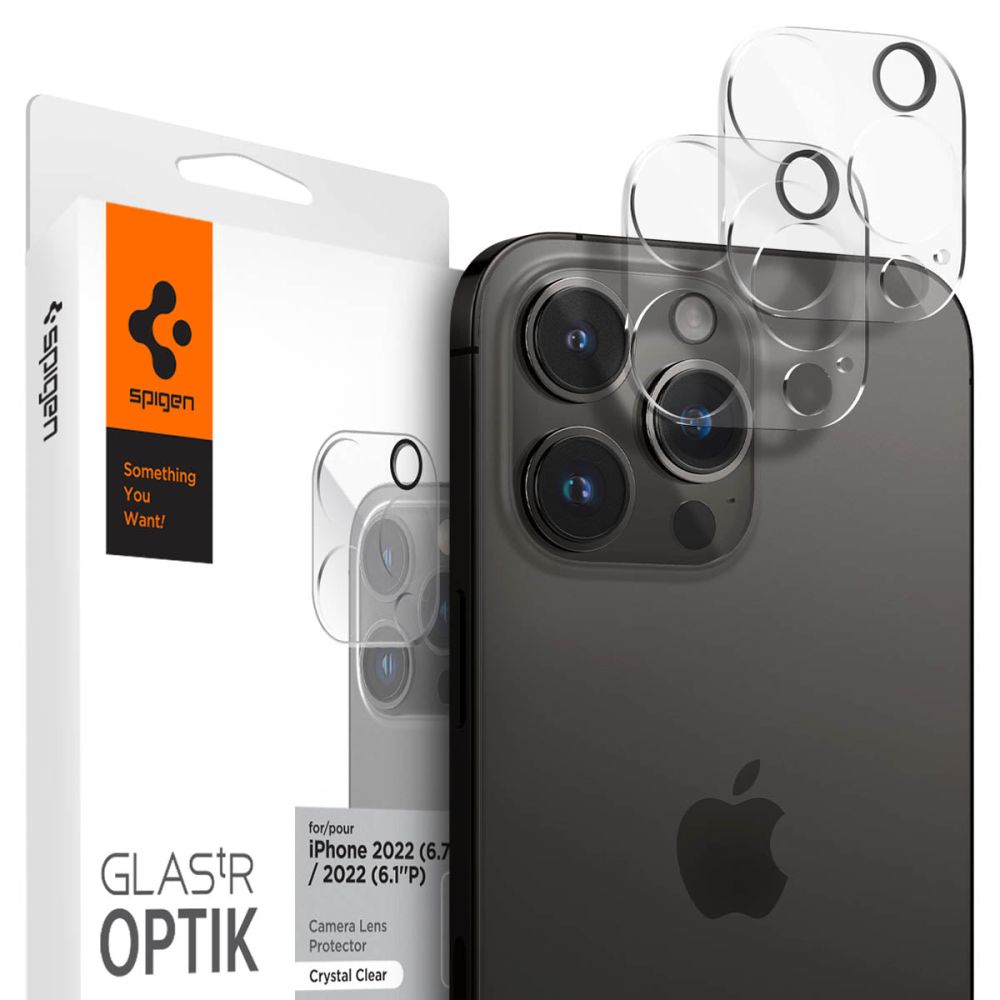 iPhone 14 Pro/14 Pro Max Optik Lens Protector Crystal Clear (2-pack)