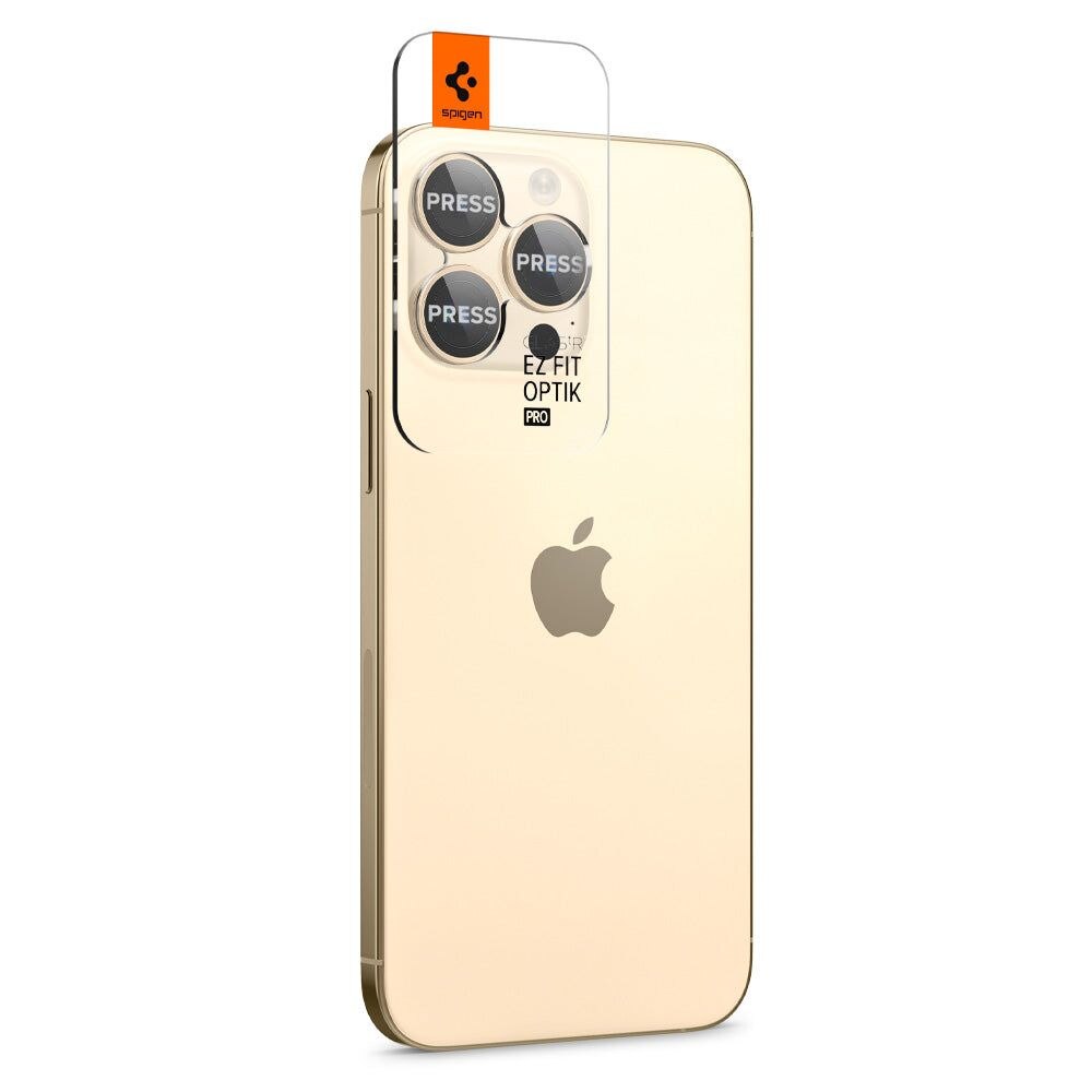 iPhone 14 Pro EZ Fit Optik Pro Lens Protector (2-pack) Gold