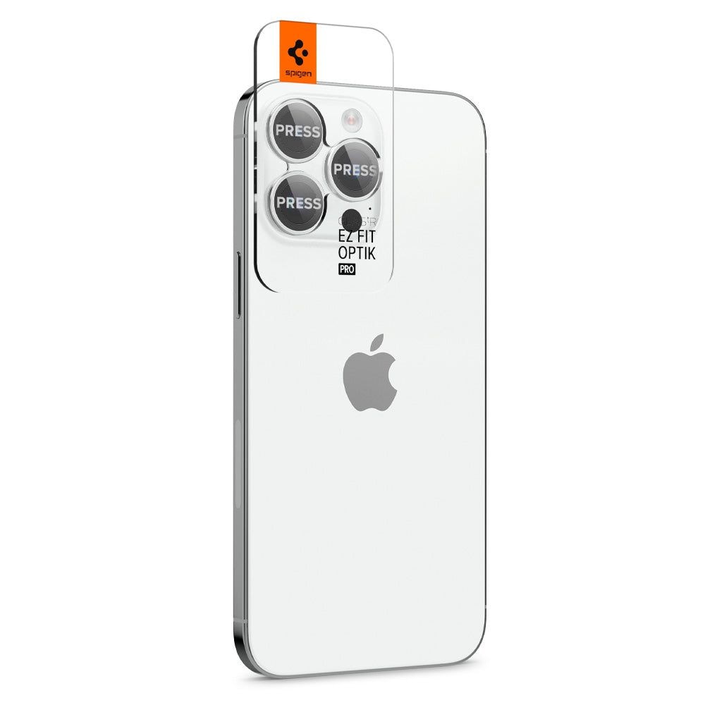 iPhone 14 Pro EZ Fit Optik Pro Lens Protector (2-pack) Silver
