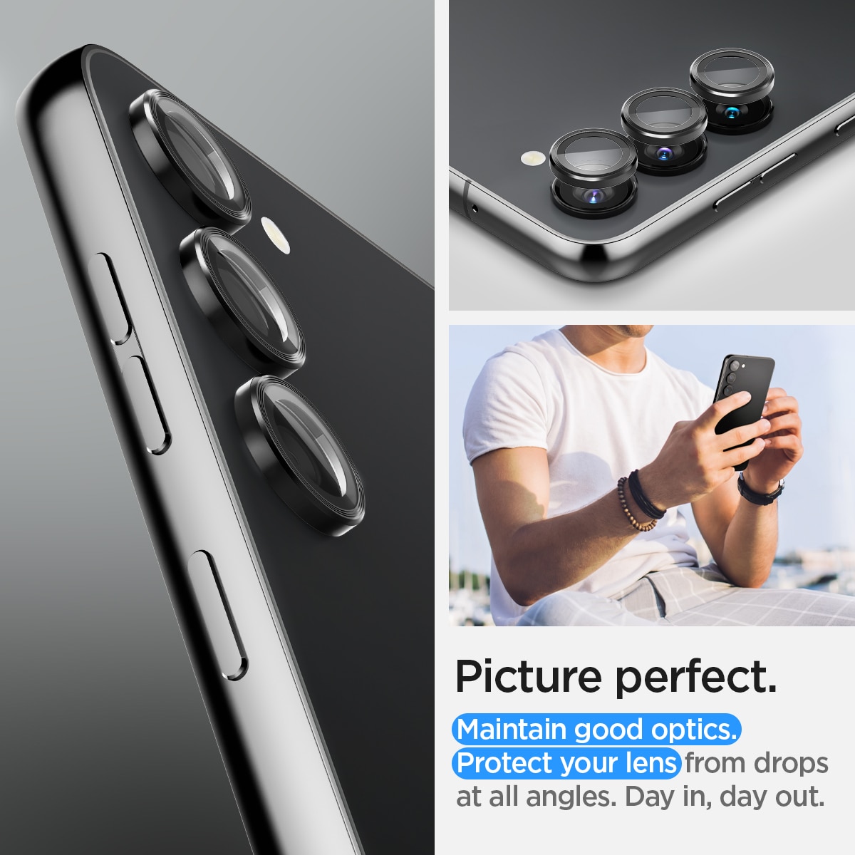 Samsung Galaxy S24 EZ Fit Optik Pro Lens Protector (2-pack)