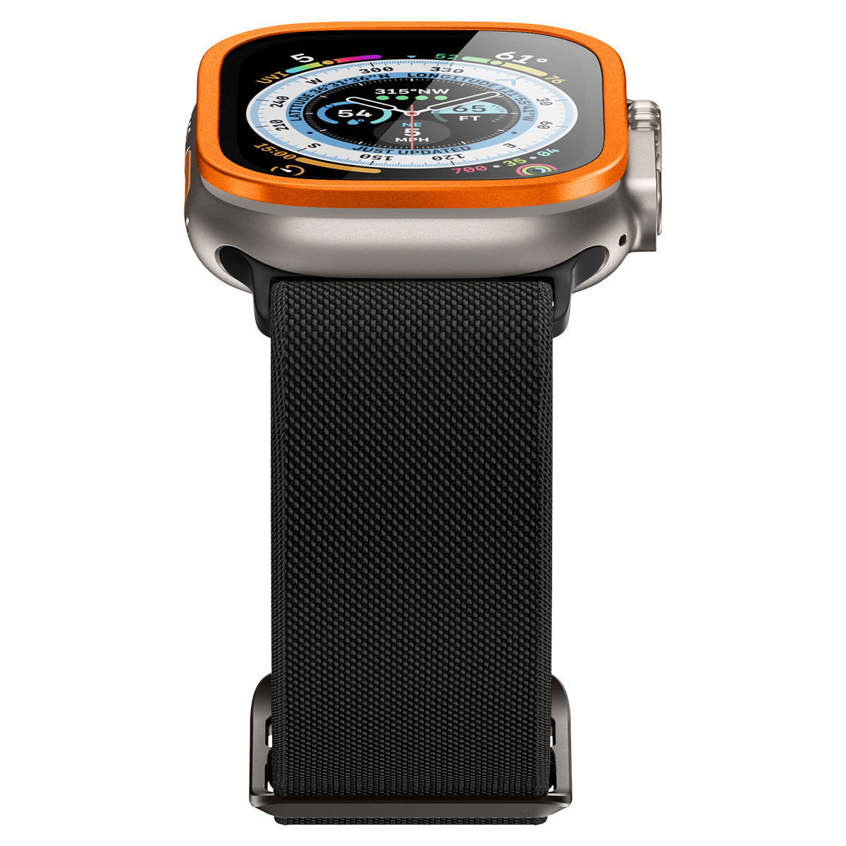 Apple Watch Ultra 2 49mm Screen Protector Glas.tR Slim Pro orange
