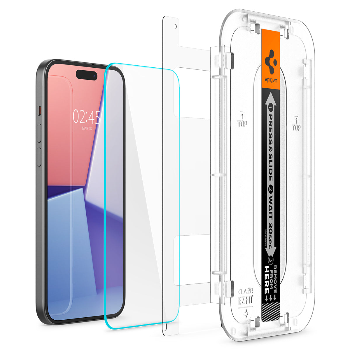iPhone 15 Plus Screen Protector GLAS.tR EZ Fit (2-pack)