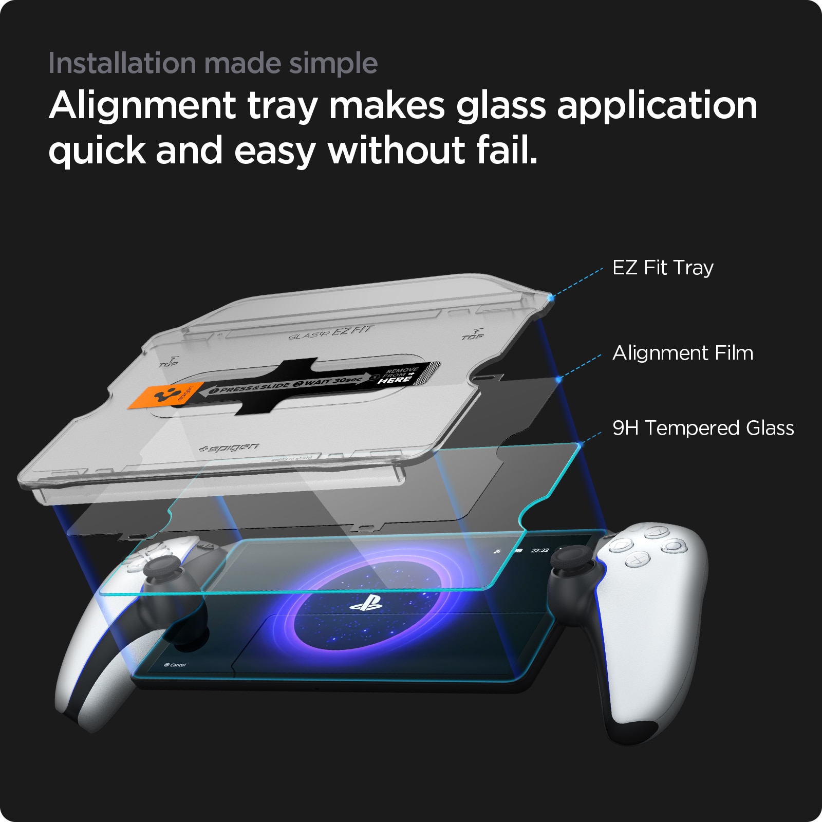 Sony PlayStation Portal Screen Protector GLAS.tR EZ Fit