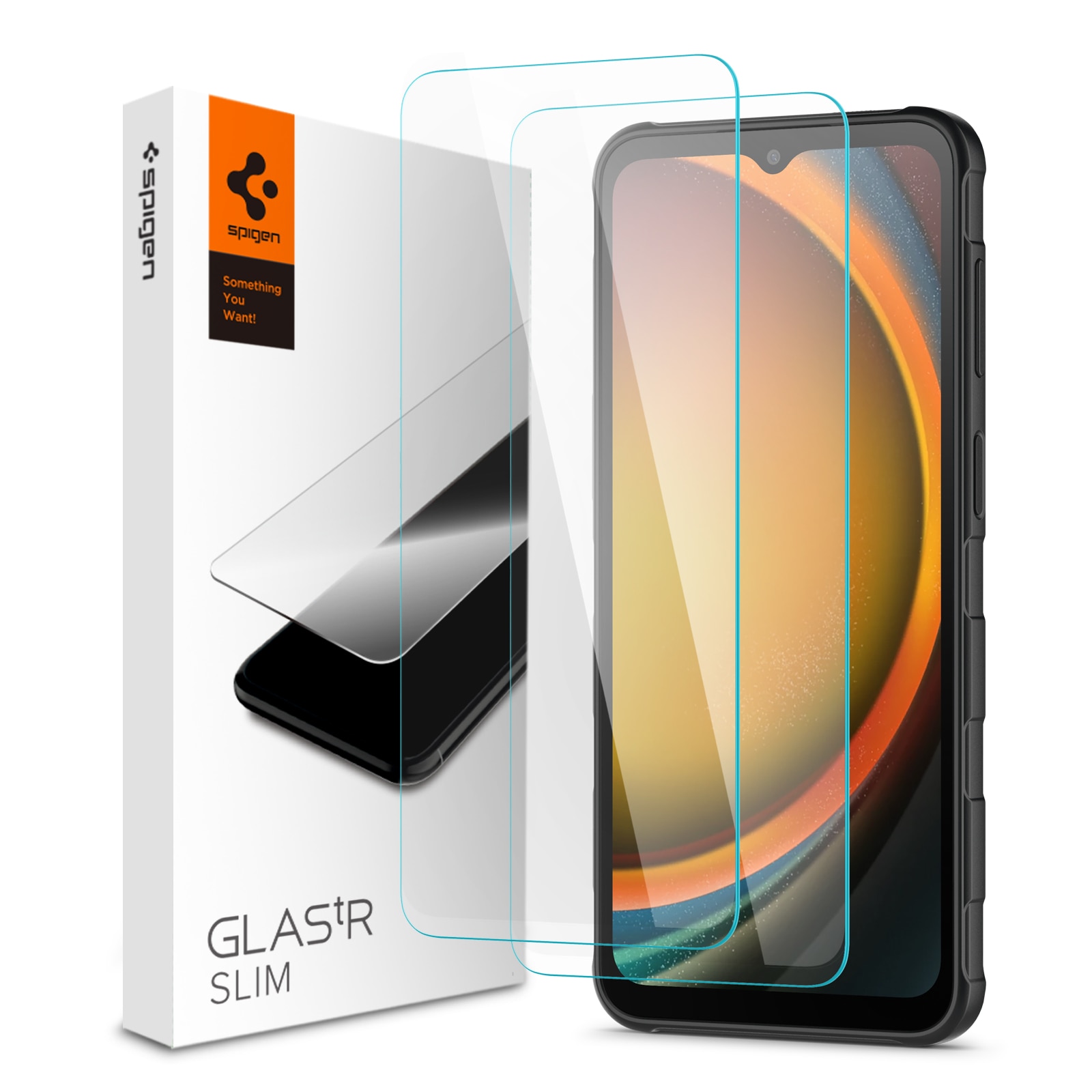 Samsung Galaxy Xcover 7 Screen Protector GLAS.tR SLIM (2-pack)