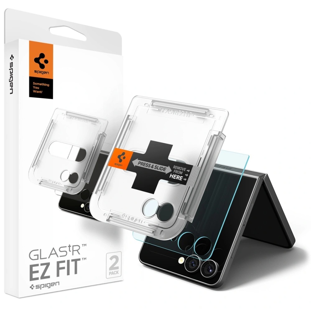 Samsung Galaxy Z Flip 7 Cover Screen Protector GLAS.tR EZ Fit (2-pack)
