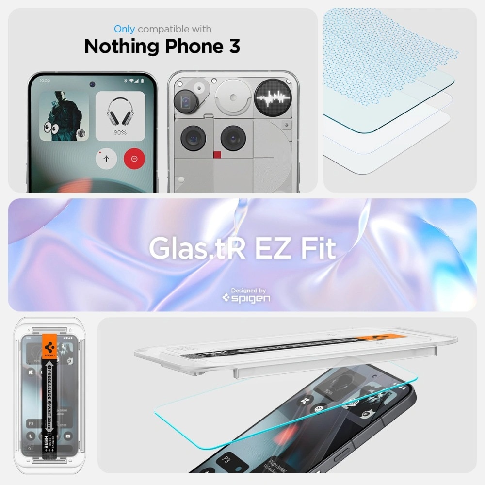 Nothing Phone 3 Screen Protector GLAS.tR EZ Fit (2-pack)