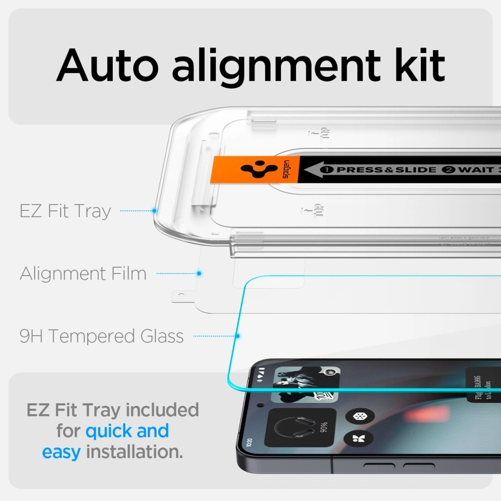 Nothing Phone 3 Screen Protector GLAS.tR EZ Fit (2-pack)
