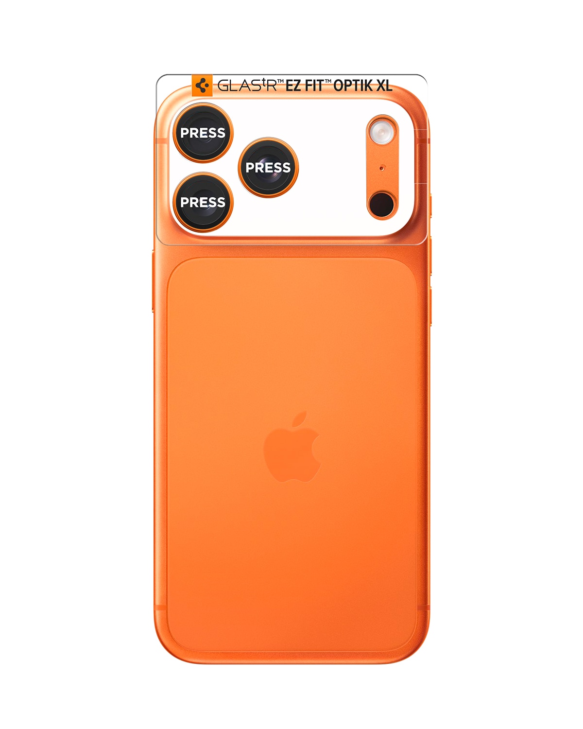 iPhone 17 Pro Glas.tR EZ Fit Optik Pro XL Orange
